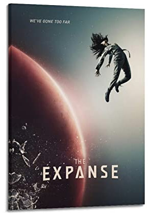 INKLOT The Expanse TV-Poster, dekoratives Gemälde, Leinwand, Wandposter und Kunstbild, modernes Familien-Schlafzimmer, 60 x 90 cm