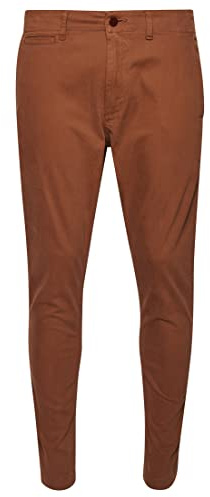 Superdry Men's Officers Slim Chinese Trousers Sandstone 34/32, Sandstone, 34W x 32L