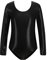 Turnanzug Mädchen Langarm Kinder U Rücken Metallic Glitzer Gymnastikanzug Ballett Trikot Body Leotard Tanzbody Ballettanzug Balletttrikot Eiskunstlauf Ballerina Ballettkleidung Schwarz 3-4 Jahre