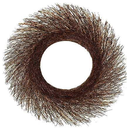 Temfmy Rattanzweig-Zweig-Kränze, Weinreben-Kränze, 45,7 cm, Sonnenschliff-Kranz, Form für Bastelarbeiten, rustikaler schlichter Zweigkranz, Basis für Dekoration