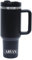 ABYAN H2.0 Tumblers 40 Oz Travel mug with Handle and With Straw New Pattern Double Wall Insulated Stainless Steel Car Cup (black)