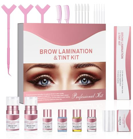 HASAIKA® Kit Lifting & Lamination Sourcils 3D - Rehausseur Épaisseur Fourniture - Brow Perm DIY