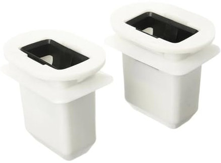 Dowrap 2 stücke Hinten Sitzbank Clip Zubehör Schwarz Halterung for 4L0886373 for Q7 2007-2015 A4/A4 /S4/S6 2008-2015 A6/A6 2011-2016