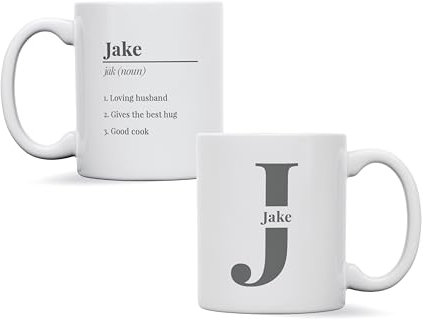 forefrontdesigns Personalised Name & Definition Mug – Custom Text Coffee Cup, Design Your Own Mug with Name, Photo, or Message – Unique Gift for Any Occasion