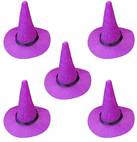 Hexenhüte und Besen Hexenhut Dekoration Halloween Bastelbedarf Kleine Hexenhüte für Hexenhut