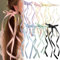 VURYAPI 14 Pièces nœuds à cheveux en satin soyeux pour cheveux en ruban pour queue de cheval - Accessoires en métal pour femmes et filles