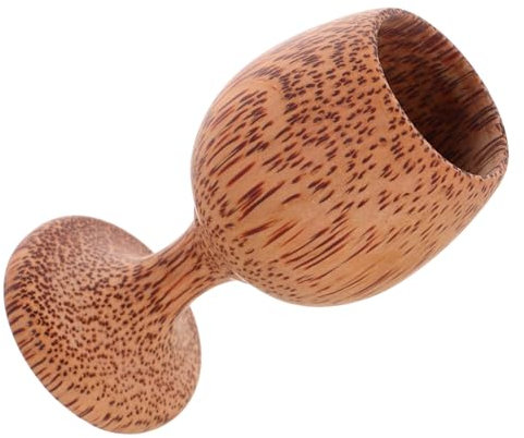 Amosfun Vino Cocco Coppa per Vino Tè e Bicchiere Multifunzione per Bevande Design Unico e Versatile