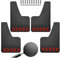 Auto Spritzlappen Für Seat Für Leon ST Für Cupra R Mk1 Mk2 Mk3 Mk3.5 Mk4 Ibiza 6l 6j 6k Für Altea Für Arona Für Exeo Vorne Hinten Schmutzfänger Kotflügel Schmutzfänger Fahrzeug Spritzschutz(4Pcs with