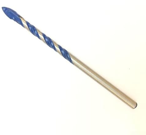 Foret fiable pour le verre, le carrelage, le plastique, le bois (4 mm)