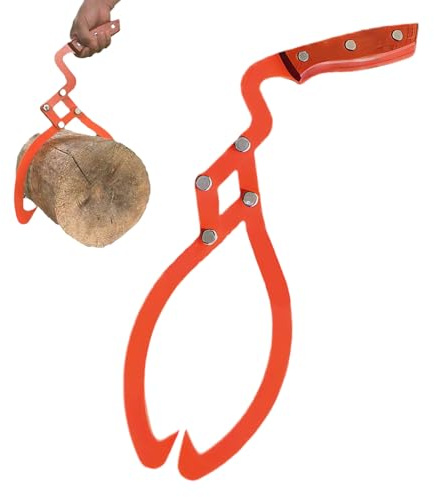 Pinze per Tronchi | 51 cm Attrezzo in Acciaio Inossidabile per Uso Pesante - Pinze per Tronchi Manuali,Per Esterno Cortile Legna Camion ATV Trattori