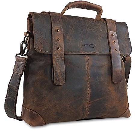 Greenland Nature Classic Umhängetasche Leder 33 cm