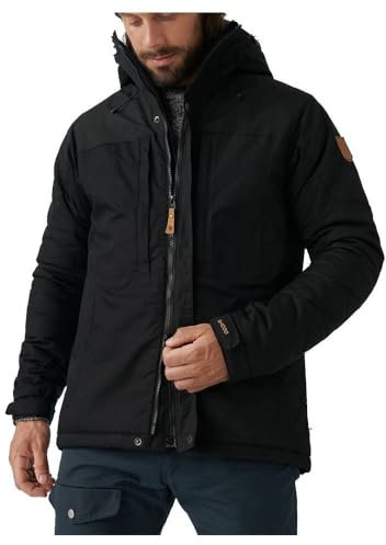 Fjällräven Herren Jacke Skogsö Padded, Black, XS, 82279-550