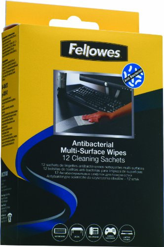 Fellowes 2218801 Antibacterial Multi-Surface Wipes