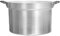 Ollas Agnelli Colador cilíndricos para Pan, de Aluminio, con 2 Asas en Acero Inoxidable, Plata, 36 cm