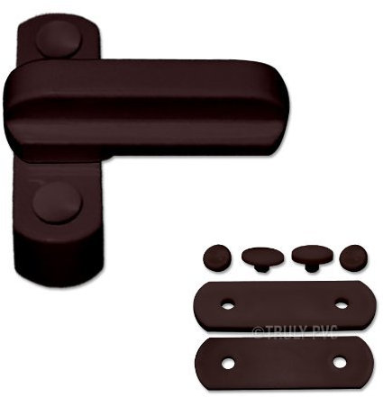 10 x Chocolate Brown Sash Jammers - Trade Pack (No Screws or Instructions) for UPVC/PVC Windows or Doors - A high Security arm