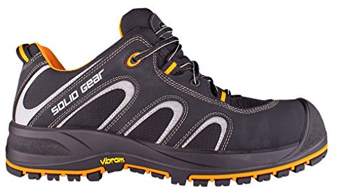 Solid Gear SG7300137 Griffin Sicherheitsschuhe S3, Größe 37, Schwarz/Orange
