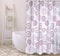 MSV Rideau de Douche Polyester Dots 180x200cm QUALITÉ Premium Violet - Anneaux Inclus