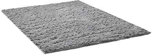 JIAN YA NA Alfombra Antideslizante Alfombras de la Sala de Estar súper Blandas Alfombra Peluda mullida para el hogar Deco Comedor Dormitorio Niños (Gris, 80 * 160cm)