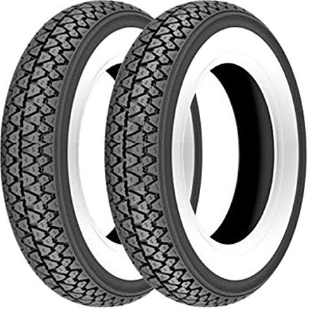 Paar Reifen Reifen Kenda K333 Weißwandreifen 3.50 – 10 51J Vespa PX 125/150