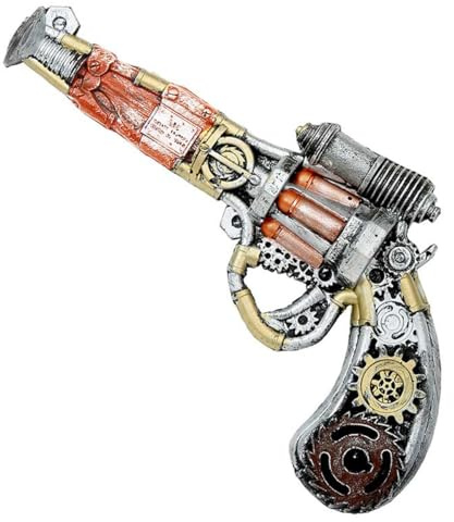 Widmann 09780 Revolver made of foam latex.