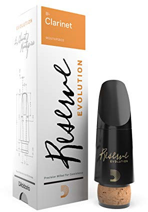 D'Addario Reserve MCE-EV10E Mundstück für Bb-Klarinette, Schwarz