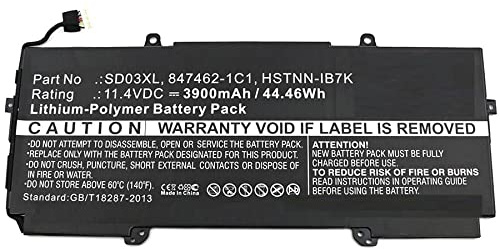CoreParts Laptop Battery for HP 44.46Wh 11.4V 3900mAh 44Wh Li-Pol, MBXHP-BA0100