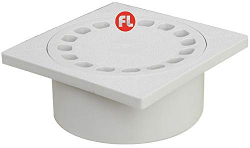 CHIUSINO POZZETTO PP PLASTICA SIFONATO RACCOLTA ACQUA SCARICO VERTICALE PEDONALE, 15 x 15 cm.