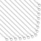 selizo 30 Pack Necklace Chain Silver Plated Necklace Chains Bulk Cable Chain Charms for Jewelry Making, 1.2 mm (18 Inches)