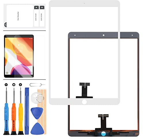 Repuesto de Pantalla para iPad Air 3 3ª generación 2019 digitalizador de Pantalla táctil A2152 A2123 A2153 A2154 Panel de Cristal táctil de Repuesto sin botón de Inicio, Incluidas Herramientas