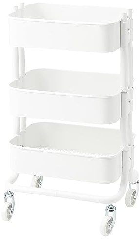 IKEA RASHULT Servierwagen Trolley 28x38x65 cm weiß