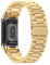 Waekethy Armband für Fitbit Charge 6/Charge 5, Verstellbares Metall Band Edelstahl Uhrenarmband Smartwatch Ersatzarmband Kompatibel mit Fitbit Charge 5/Charge 6 (Gold)