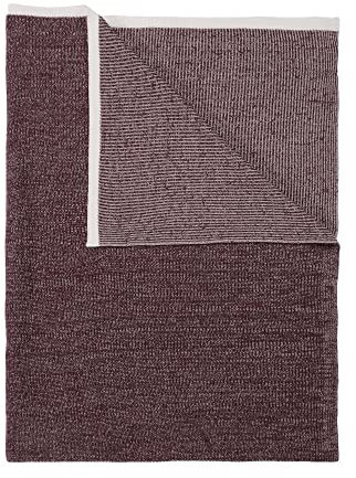 Marc O'Polo Plaid Rivar Aubergine 130x170 cm
