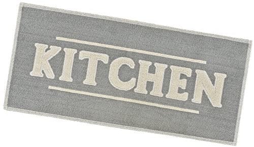 emmevi Tappeto Cotone Casa Cucina Scritte 3D Morbido Design Shabby Chic mod.KITCHEN 60X235 dis.KITCHEN