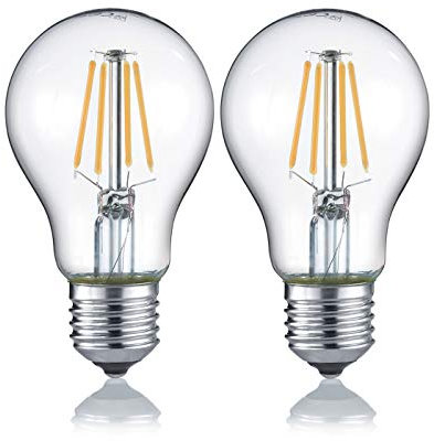 Trio LED-Leuchtmittel RL187, Filament Glühbirne Leuchte, E27 4W EEK E, warmweiß - 2er Set