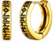 FaithHeart goldener Kreolen Ohrstecker für Herren Jungen Nordischer Viking Rune Ohrstecker Wikinger Schmuck Rune Creolen Ohrstecker für Papa Freunden Model