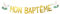HALOVIE Meine Taufe Banner, Wimpelkette Babyparty Girlande Glitzerpapier Girlande Girlande Wimpelkette DIY Kit zum Aufhängen Party Dekoration Girlande Party für Geburtstage Baby Mädchen Jungen