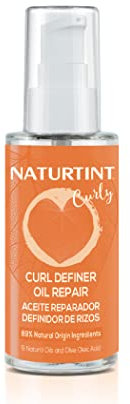 Naturtint | Locken definierendes Haaröl | Nährt und repariert intensiv | Leuchtende, Weiche und Definierte Naturlocken. Anti Frizz Effekt: Mit 9 natürlichen Ölen: 50ml