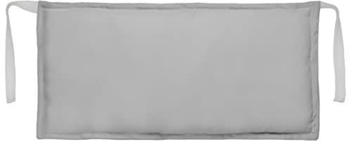 Ferocity Graues Kissen Kopfstütze für Holz-Liegestuhle 45 x 25 cm Wasserabweisende Polster aus Hochwertigem Polyester mit Polyester-Hohlfaser-Flocken Füllung [144]