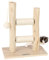 VOSS.PET Tiragraffi per Gatti Morea -scaletta tiragraffi per Gatti, con Tronchi in Vero Legno, 43 cm