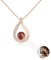 Auinniuz Foto Halskette Aus Sterling Silber – Personalisierte Foto Projektions Halskette – Individuelle Versteckte Foto Halskette für Sie Roségold