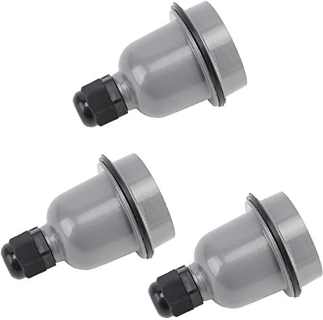 Douille E27 , résistance à la Corrosion E27 Support de Lampe étanche en Aluminium moulé sous Pression 3 pièces pour la Maison