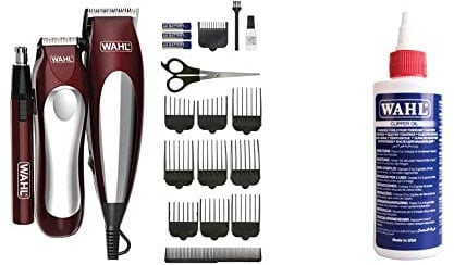 Wahl Clipper & Trimmer Complete Grooming Set, Hair Clipper Gift Set, Hair Clippers for Men & Clipper Oil, Blade Oil for Hair Clippers,118.3 ml