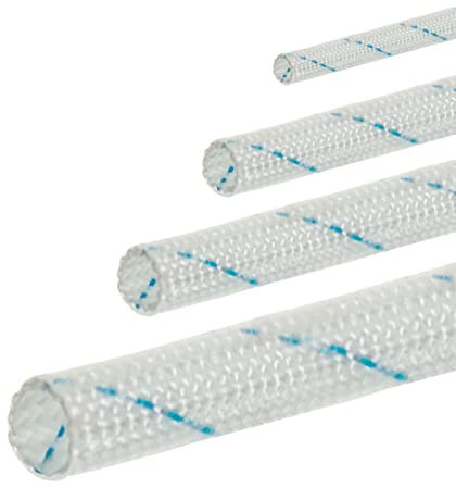 1 Meter Kabel Hitzeschutz Ø 3mm Schutzschlauch Kabelschutz |14 Größen | 1-20mm