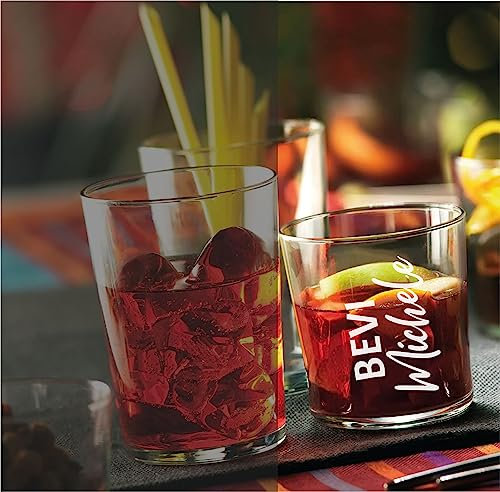 Generico Vaso de agua personalizado con gráficos grabados en cristal - Vasos de agua de lujo grabados con nombre: personalizable con texto, diseños, boda, regalo (Frase)