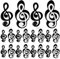 ABOOFAN 20 Pezzi Mini Gomme Da Cancellare a Forma Di Nota Musicale, Gadget Musicali Per Bambini, Regalo Per Centro Musicale E Uso Domestico, Assortiti