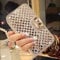 Szakdws Bling Wallet Case Compatible with iPhone 15 Pro Max 6.7 Inch Women Diamond PU Leather Flip Folio Stand Mobile Phone Case with Card Holder, 3D Sparkling Crystal Bow Knot Magnetic Buckle