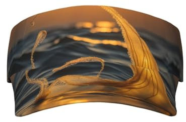 Chapeau de soleil unisexe polyvalent avec citrouille mignon Halloween, chapeau de soleil réglable, parfait pour la pêche, activités de plein air, queue sirène., Taille Unique