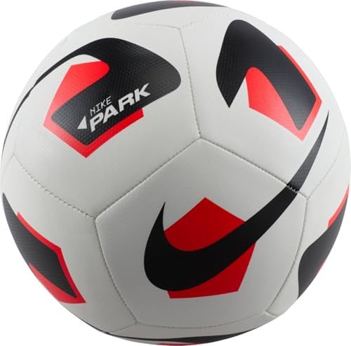 Nike FZ7551-100 NK Park Team - 2.0 - FA24 Recreational Soccer Ball Unisex White/Bright Crimson/Black Größe 4
