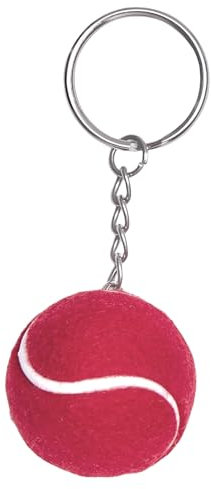 Don Jordi DonJordi Porte-clés Pendentif Balle de Tennis Le Cadeau pour Les Joueurs de Tennis et Les Fans de Tennis (Rose)