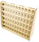 HobbyHold Paint Rack Organiser with 66 Holes for Vallejo Paints - Wooden Paint Stand Model Making - Paint Stand 26 mm - Paint Rack Organiser - Wall Mounted Wooden Craft Paint Rack - Craft Paint Holder
